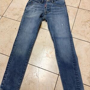 Dsquared Big kids Blue Denim Jeans